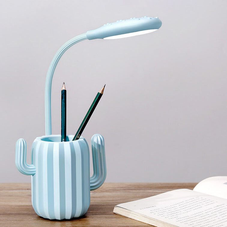 Vikbar Cactus LED-bordslampa - ögonvänlig ljus med kreativ design MILA Sverige