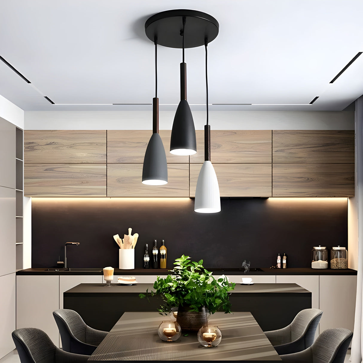 RetroSphere Light - Nordisk Pendellampa Justerbar Ljus Carvallo