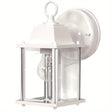Utomhus Vägglampa Glas Lantern Metall Ram Carvallo