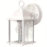 Utomhus Vägglampa Glas Lantern Metall Ram Carvallo