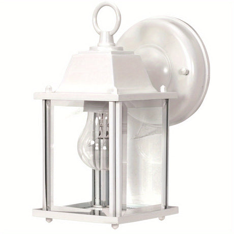 Utomhus Vägglampa Glas Lantern Metall Ram Carvallo