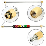 Luxora 4000 PSI Teleskopisk Högtryckstvättstång Set för Ränna & Takavlopp & Väggar Rengöring Carvallo