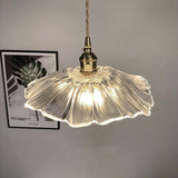 Vintage Floral Glass Pendant Light | Retro Elegance | Warm Glow | Justerbar Hängande | Brick by Brick Carvallo