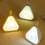 Geometric Glow LED Nattljus – Triangulär 7-färgs omgivande lampa MILA Sverige