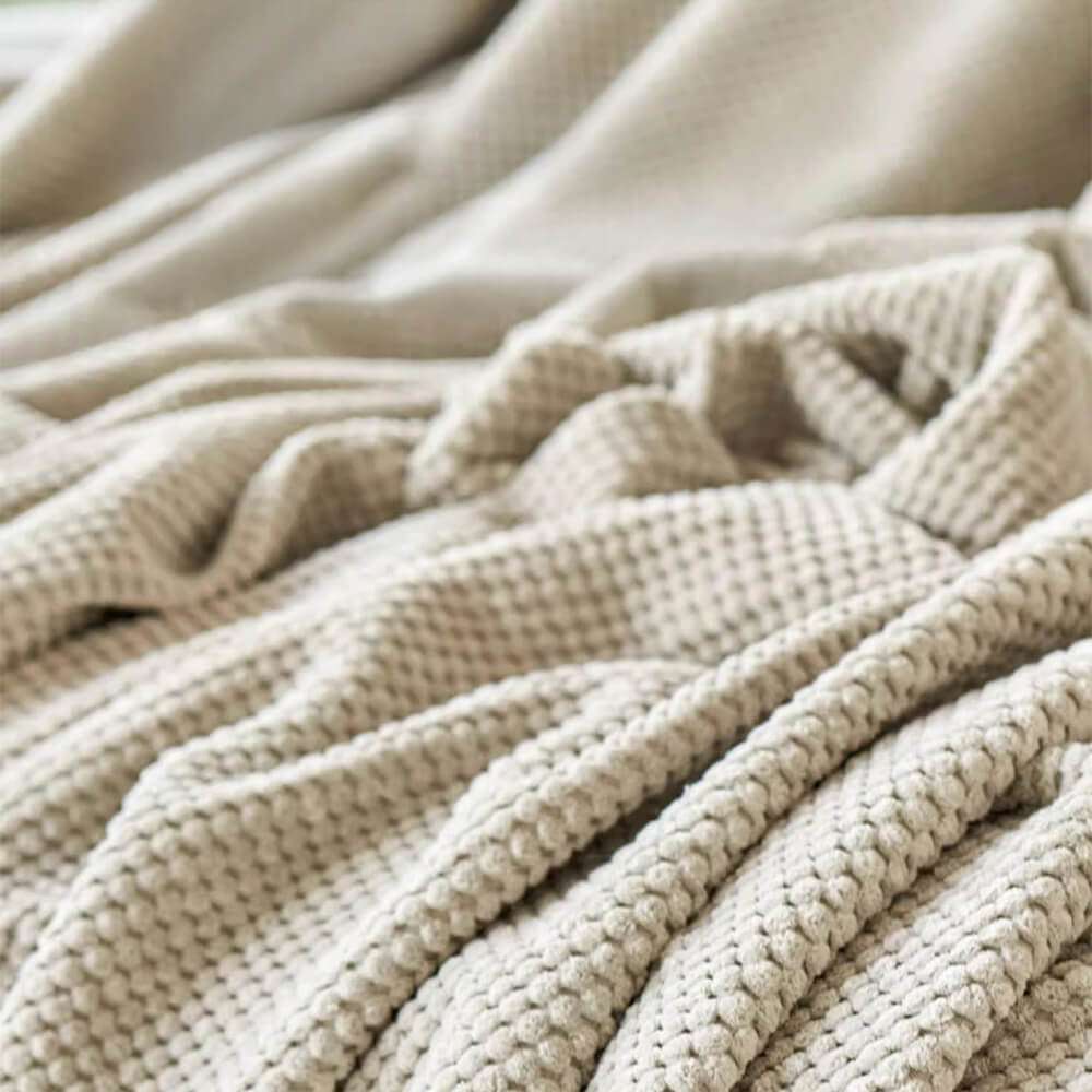 Mjuk korduray varm våffelväv sofföverdrag för komfort Carvallo