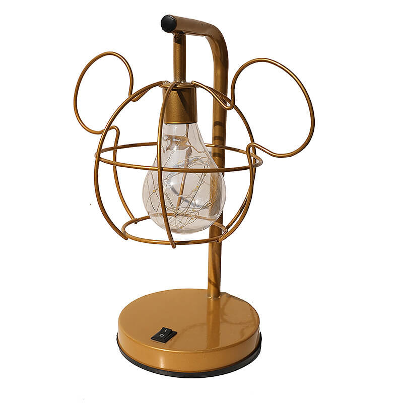 WhimsiMouse Wire Cage LED-lampa – Lekfull Charm, Vintage Glow MILA Sverige