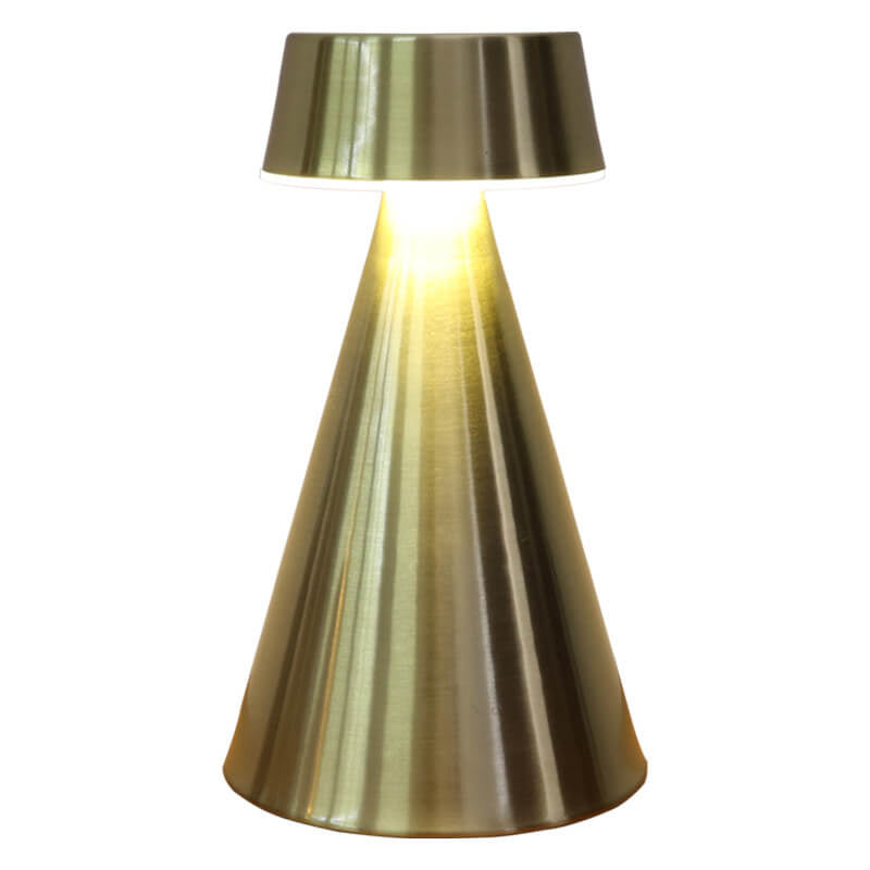 Modern konisk järnbordslampa – USB-laddnings-LED för snygg inredning MILA Sverige