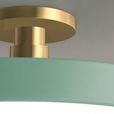 Flush Round Taklampa | Modern LED Armatur | Mjuk Glow | Metall & Akryl Carvallo