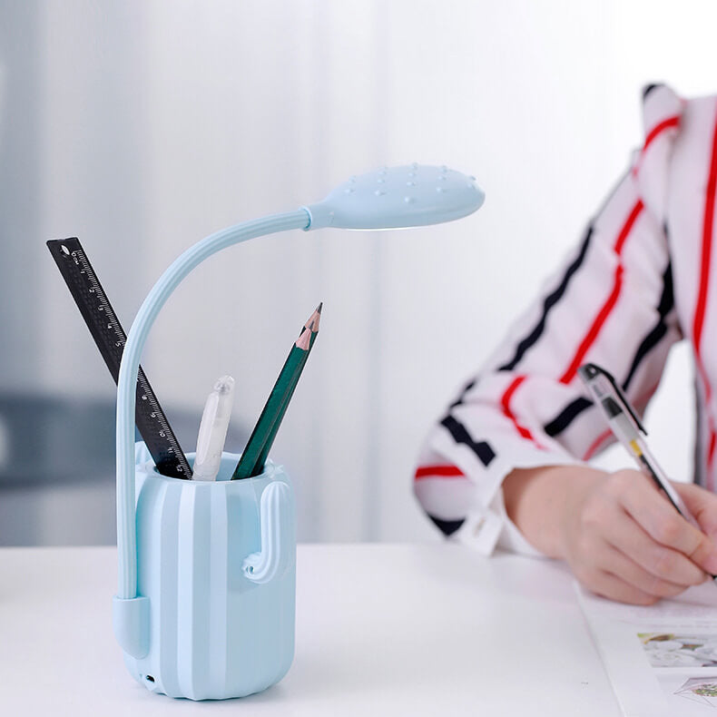 Vikbar Cactus LED-bordslampa - ögonvänlig ljus med kreativ design MILA Sverige