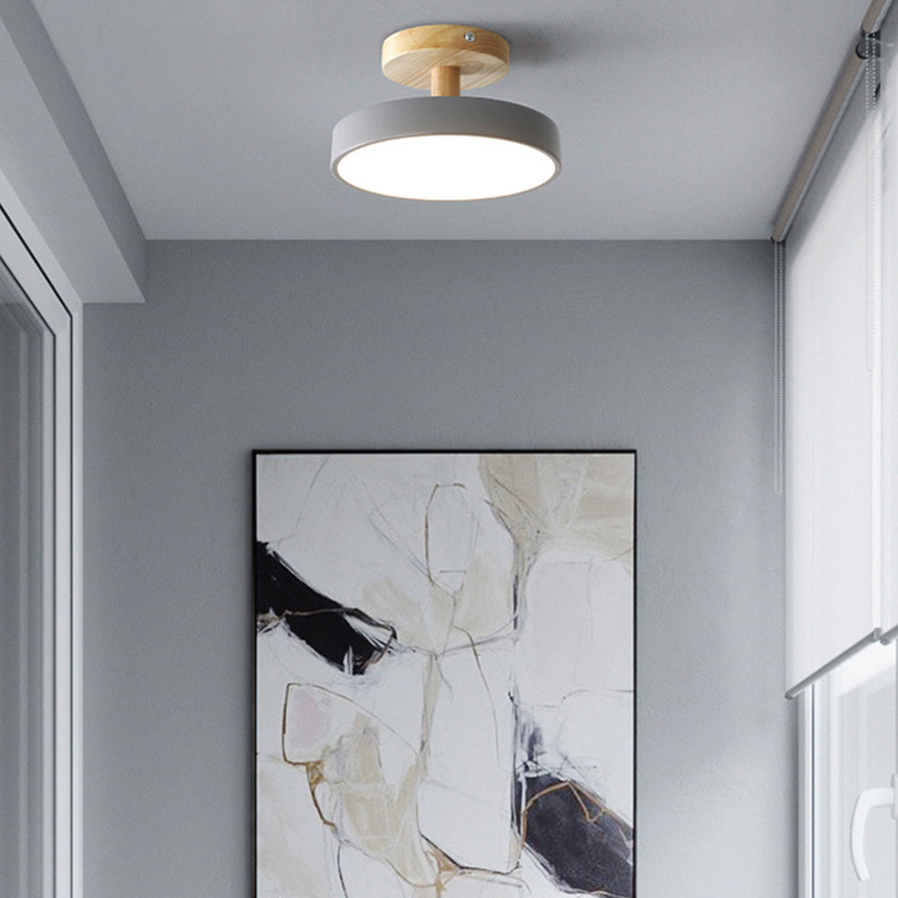 Modern Trä LED Taklampa Carvallo