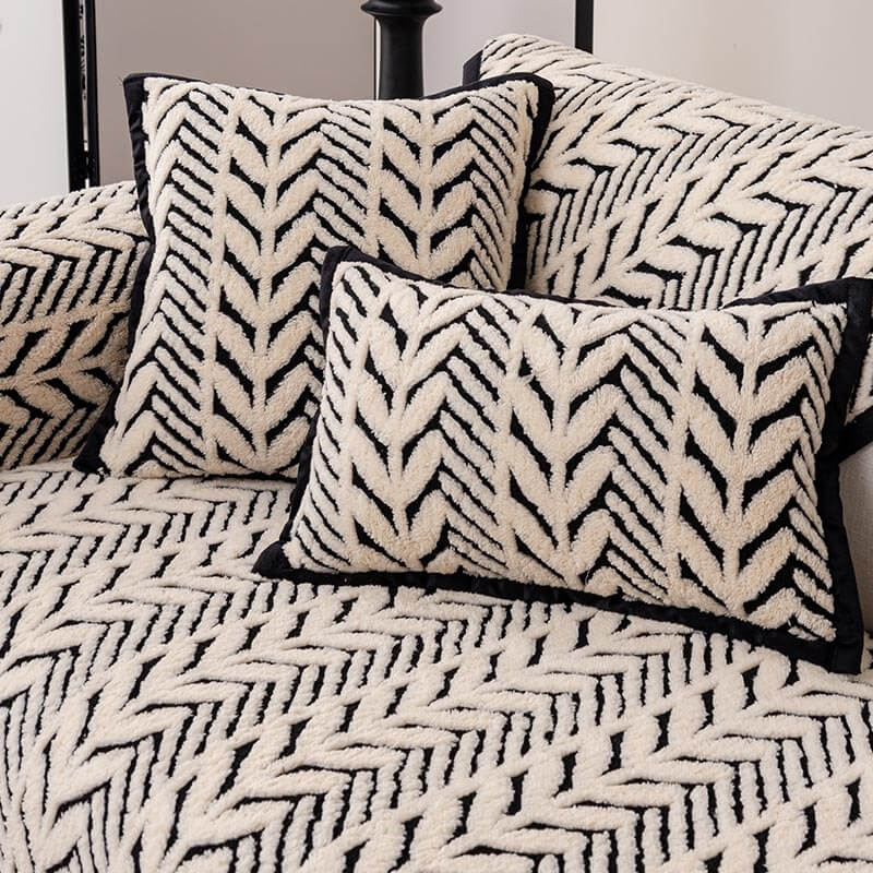 Premium Varm Vetekudde Plush Anti-Slip Sofföverdrag Carvallo