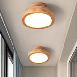 Taklampa Trä LED Infälld Armatur Carvallo