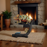 Förhistorisk Glöd Dekorativ Figur - Mystisk Atmosfär Skapare för Hemmet Carvallo