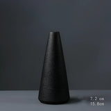 NatureCraft - Keramisk vas med textur för blomsterarrangemang Carvallo