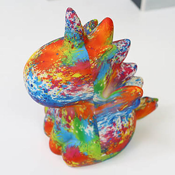 UnicornGlow | Handmålad 3D-tryckt LED-nattlampa MILA Sverige