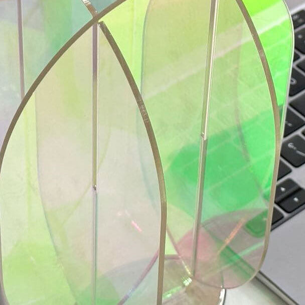 Modern geometrisk akryl LED-lampa – bländande ljus för konstnärlig inredning MILA Sverige