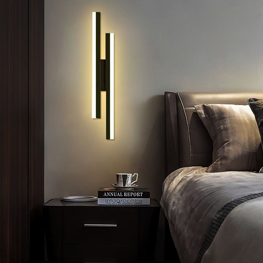Akryl LED Vägglampa | Vardagsrum | Metall-Akryl | 18,9" Armatur | Brick by Brick Carvallo