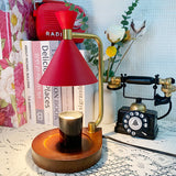 Contemporary Iron & Wood Bordslampa – Cone Shade MILA Sverige