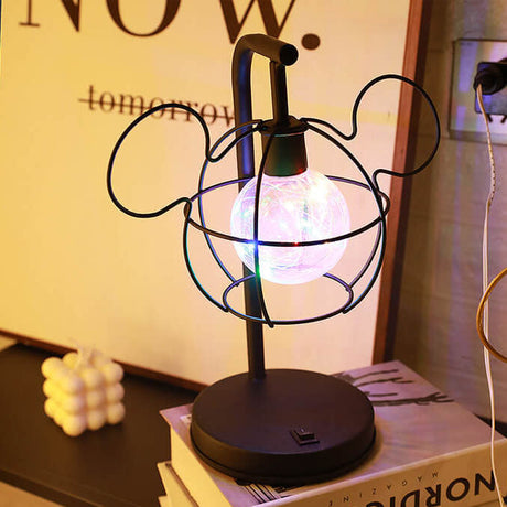 WhimsiMouse Wire Cage LED-lampa – Lekfull Charm, Vintage Glow MILA Sverige