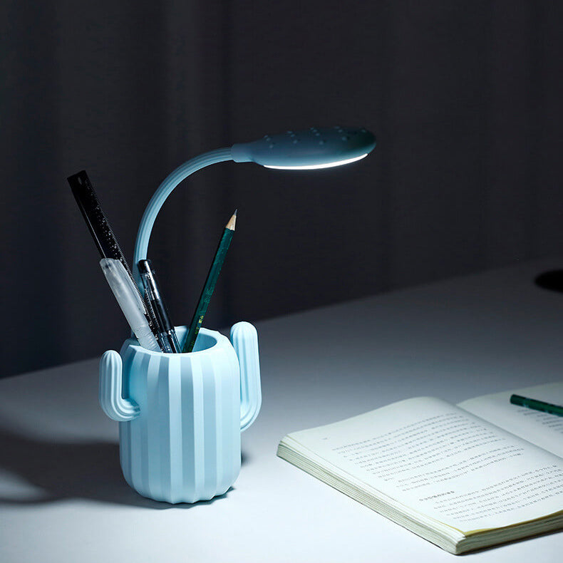 Vikbar Cactus LED-bordslampa - ögonvänlig ljus med kreativ design MILA Sverige