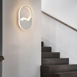 WaveGlow - Ovalt LED-vägglampa med vågdesign Carvallo