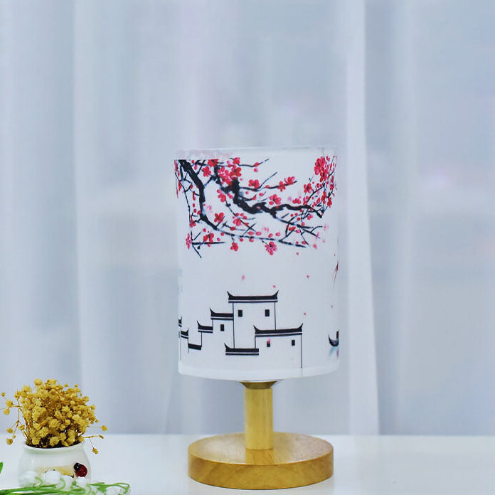 LED-bordslampa i trä – naturlig elegans, mjukt sken MILA Sverige