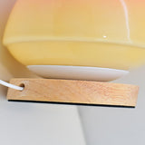 Modern Peach Glass LED-lampa – USB-uppladdningsbar MILA Sverige