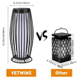 EmberGlow Light - Metall USB Uppladdningsbar Solflammslampa Carvallo