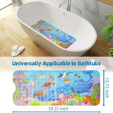 Extra lång halkfri badmatta – Maskintvättbar med sugkoppar Carvallo