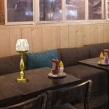 Retro kreative Gem-Säulen-Plastik-Metall-LED-Touch-Tischlampe MILA Sverige