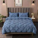 CloudLoom Duvet Set - Kneifen Rynkade Filtäckes Set Carvallo