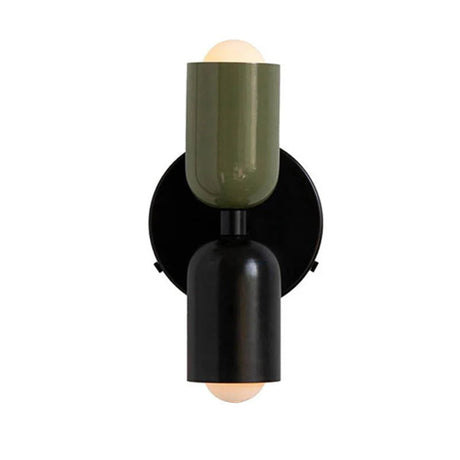 Vägglampa Modern Dubbel Glas Sconce Armatur Carvallo