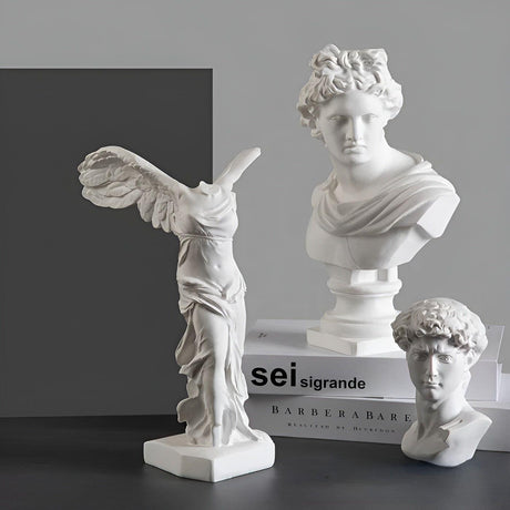 Angel Wing - Elegant Grekisk Segergudinna Karaktärsstaty Carvallo