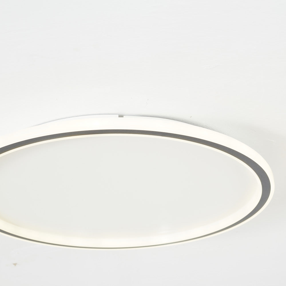 LunaNova - Modern Rund LED Taklampa Metall/Acryl Carvallo