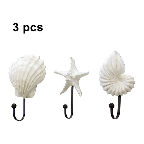 Coastal Hook - Multifunktionell Snäckväggkrok för en Stilfull Förvaringslösning (1 + 2 stycken) Carvallo