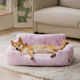 Drömmande Regnbåge Pluch Hundsoffa Säng Ultra Mjuk Mysig Tvättbar Carvallo