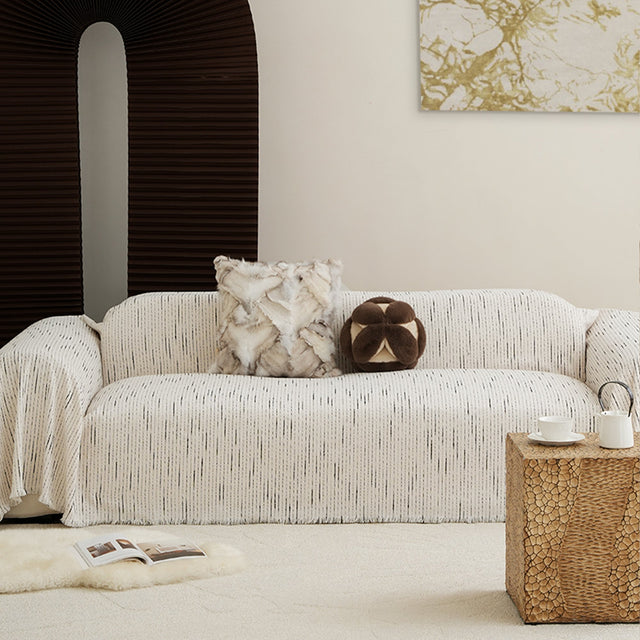 Jacquard Chenille Sofföverdrag - Modernt, Stiligt & Hållbart Soffskydd Carvallo