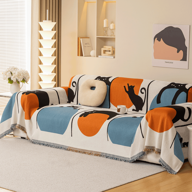 Lekfulla Paws Sofföverdrag - Modern, Stilig & Hållbar Soffskydd Carvallo