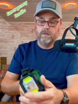 Carvallo X10 Nödradio med 10.000 mAh powerbank | Sol, vev & USB-C | LED-ljus, SOS-larm & kompass | AM/FM/NOAA Carvallo