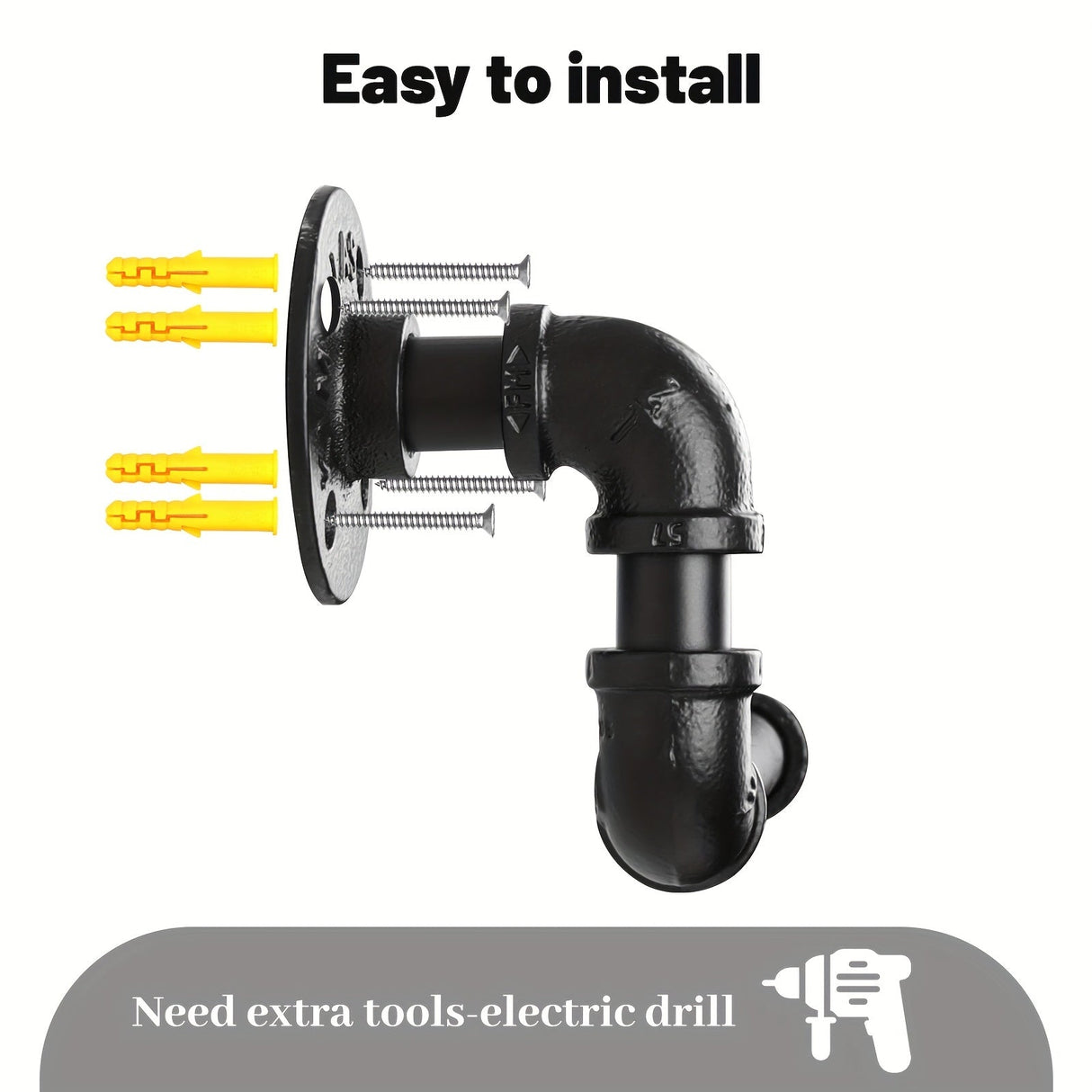 Industriell Toalettpapperhållare - För ett Stilrent Badrum Carvallo