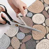 Dörrmatta med trä- och grusmönster – Halkfri & Lättskött | För inomhus- och utomhusbruk Carvallo