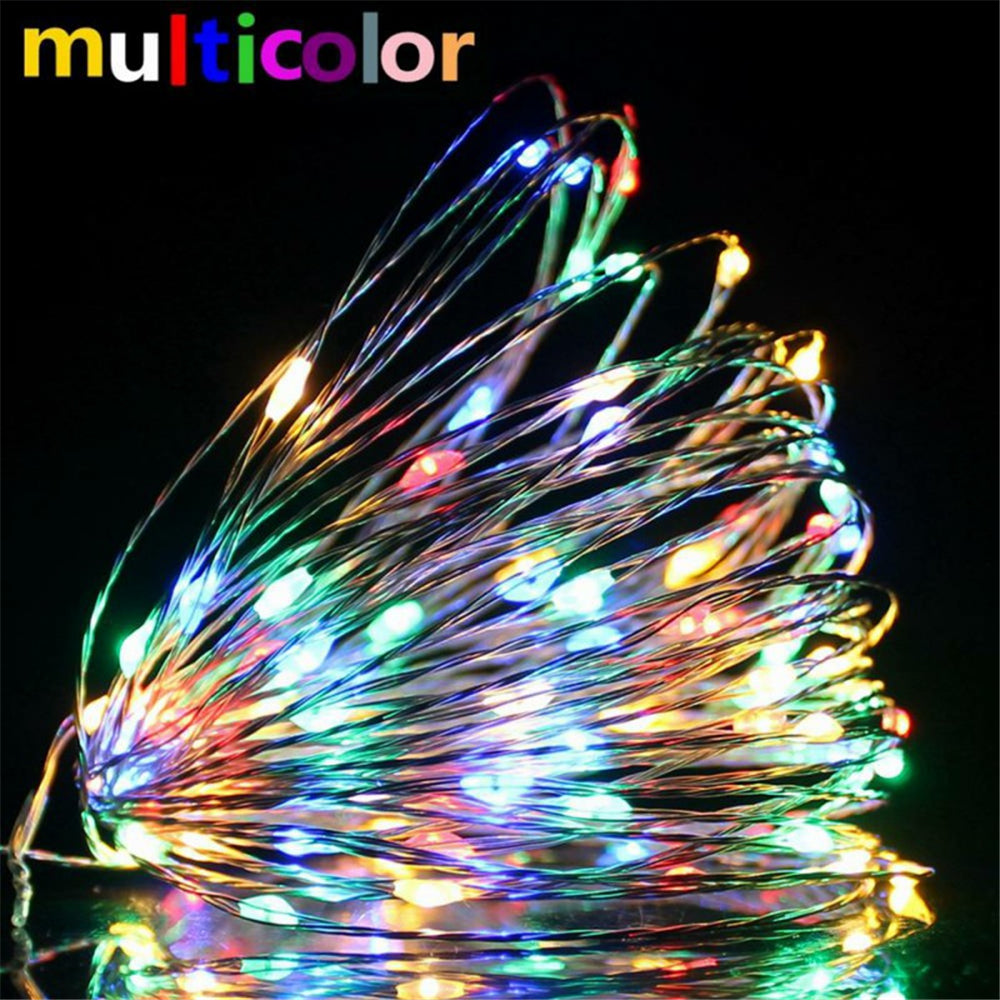 TwinkleWire - USB LED Koppartråd Ljuslina, Flerfärgad Dekoration Carvallo