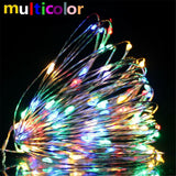 TwinkleWire - USB LED Koppartråd Ljuslina, Flerfärgad Dekoration Carvallo