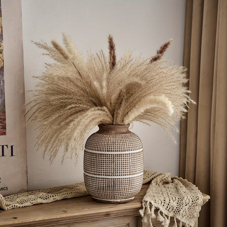 Rustik geometrisk vas - Naturlig atmosfär för ditt hem Carvallo