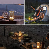 LumiCrystal - Uppladdningsbar LED Kristall Bordslampa med Touch Kontrollpanel Carvallo