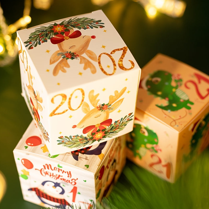Presentlådor Jul Adventskalender Set Carvallo