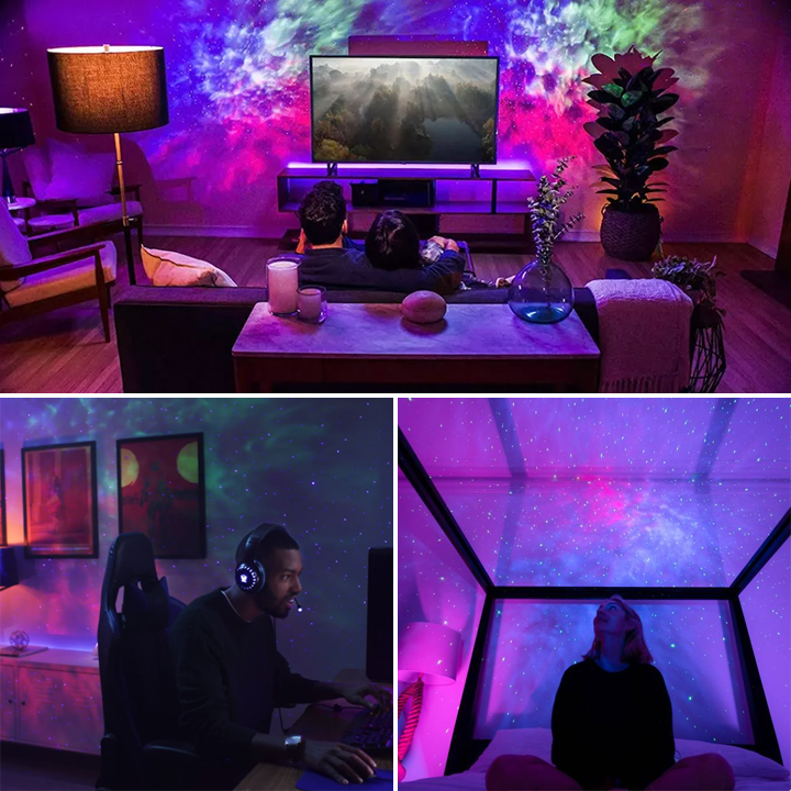 NebulaBeams - Alien Star projektor för förtrollande galaxutsikter Carvallo