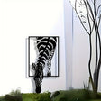 Zebra Silhouette Väggdekoration - Stilfull Elegans för Ditt Utrymme Carvallo