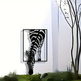Zebra Silhouette Väggdekoration - Stilfull Elegans för Ditt Utrymme Carvallo