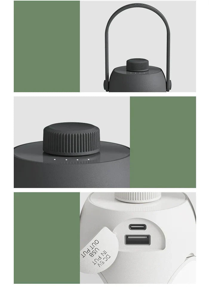 Mångsidig Bärbar Campinglampa med Flexibla Armar – För Tält och Utomhus Carvallo